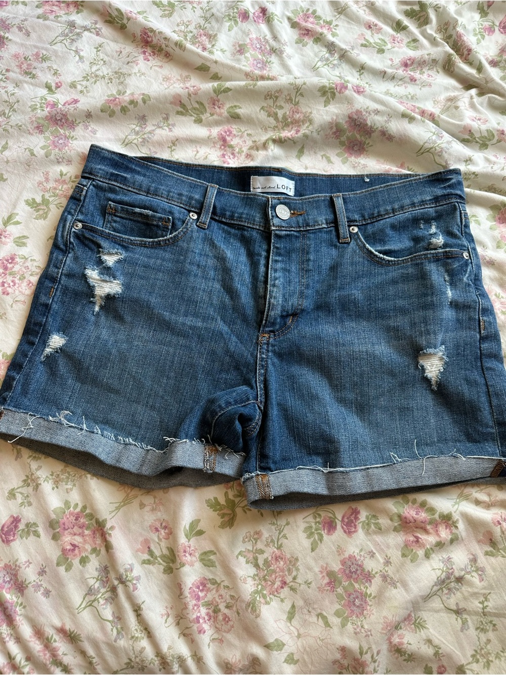 LOFT jean shorts